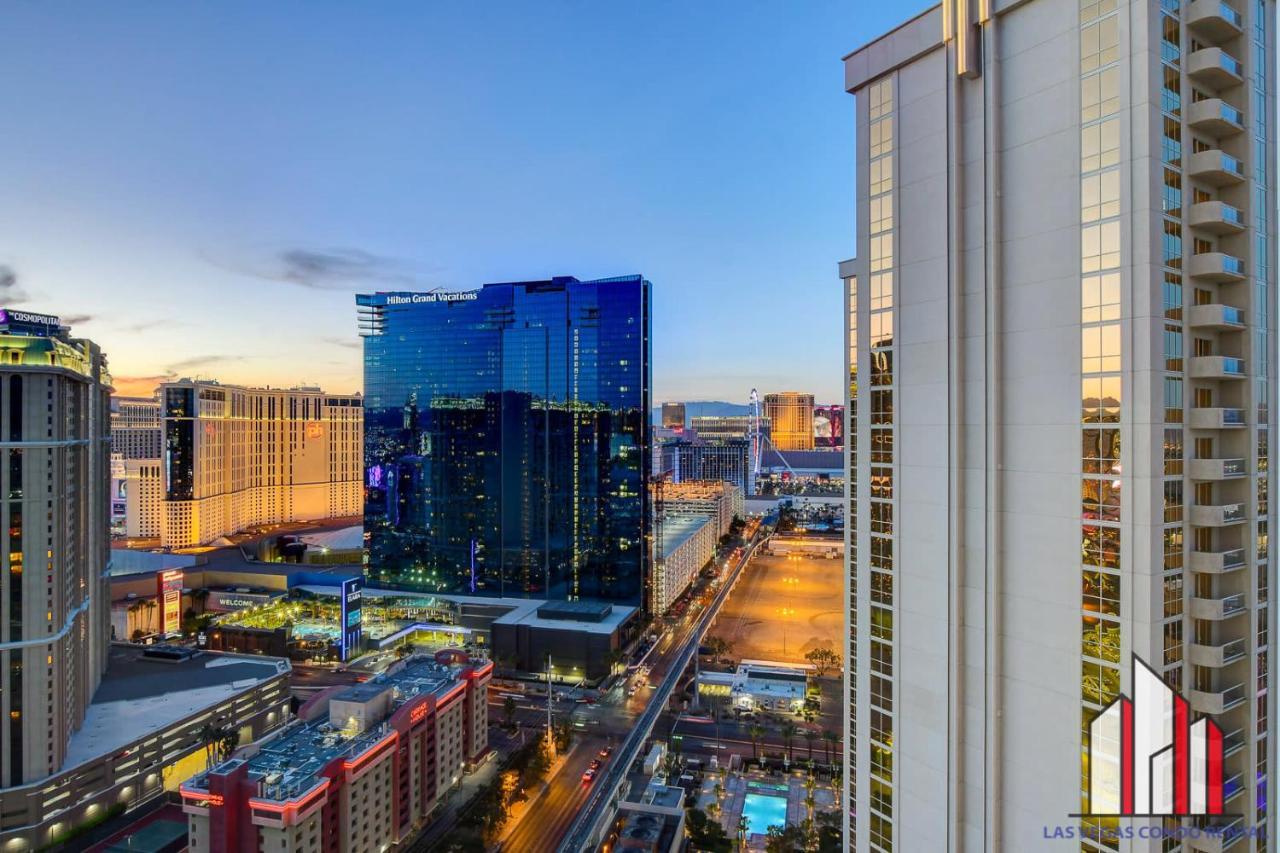 Mgm Signature-29-607 F1 Track & Strip View Balcony Las Vegas Exterior photo