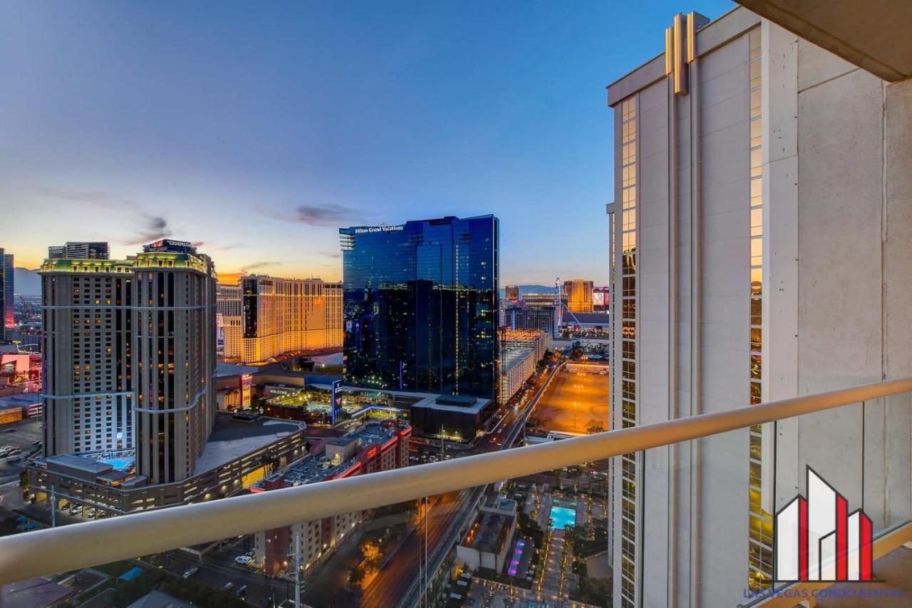 Mgm Signature-29-607 F1 Track & Strip View Balcony Las Vegas Exterior photo