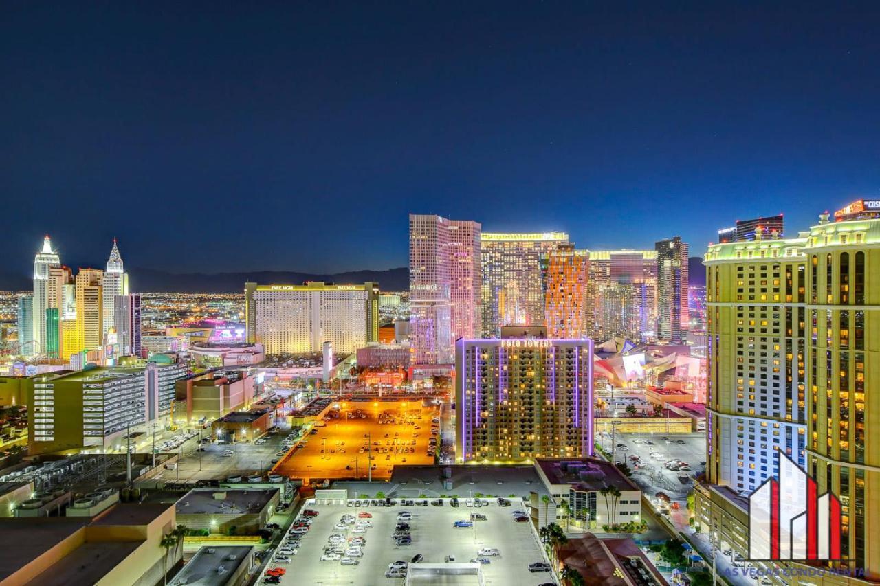 Mgm Signature-29-607 F1 Track & Strip View Balcony Las Vegas Exterior photo