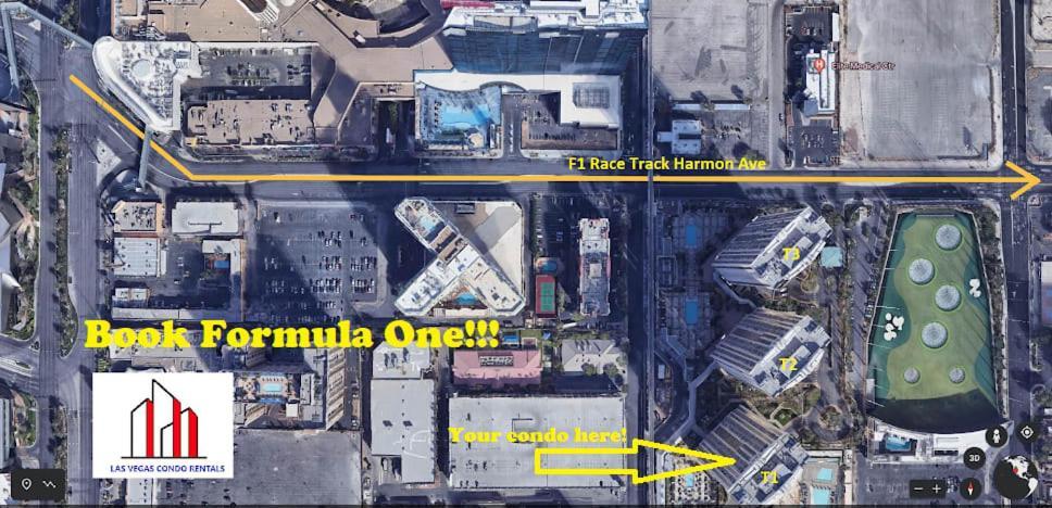Mgm Signature-29-607 F1 Track & Strip View Balcony Las Vegas Exterior photo